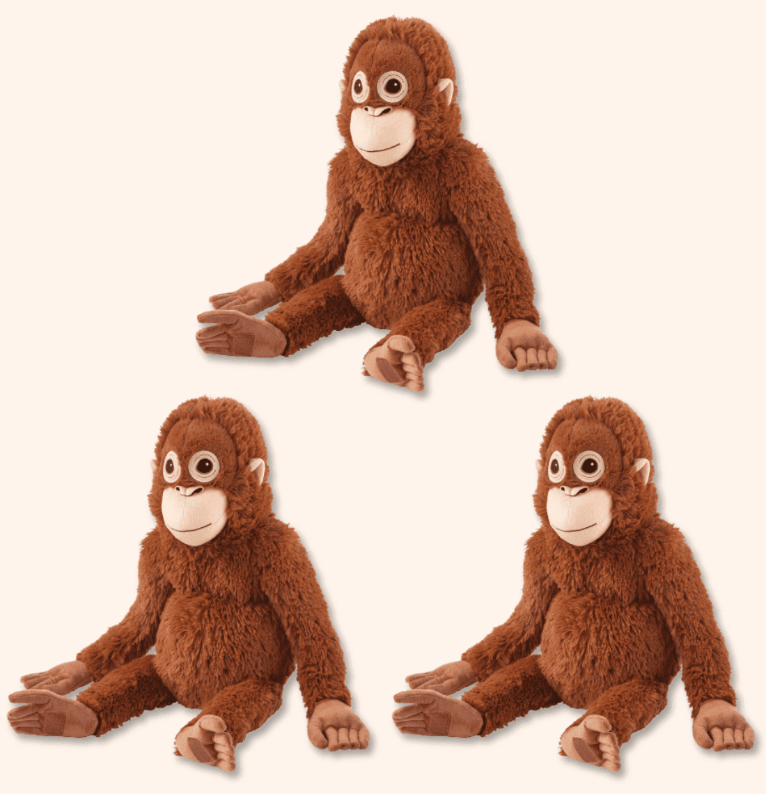 Punch Monkey Plush 3 pcs Punch Monkey Plush 3 pcs